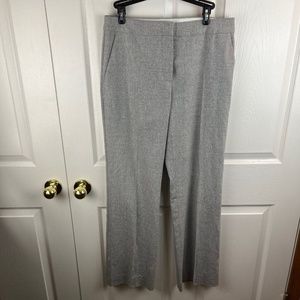 Max Mara Wool Blend Straight Leg Gray Pants Size Medium/Large